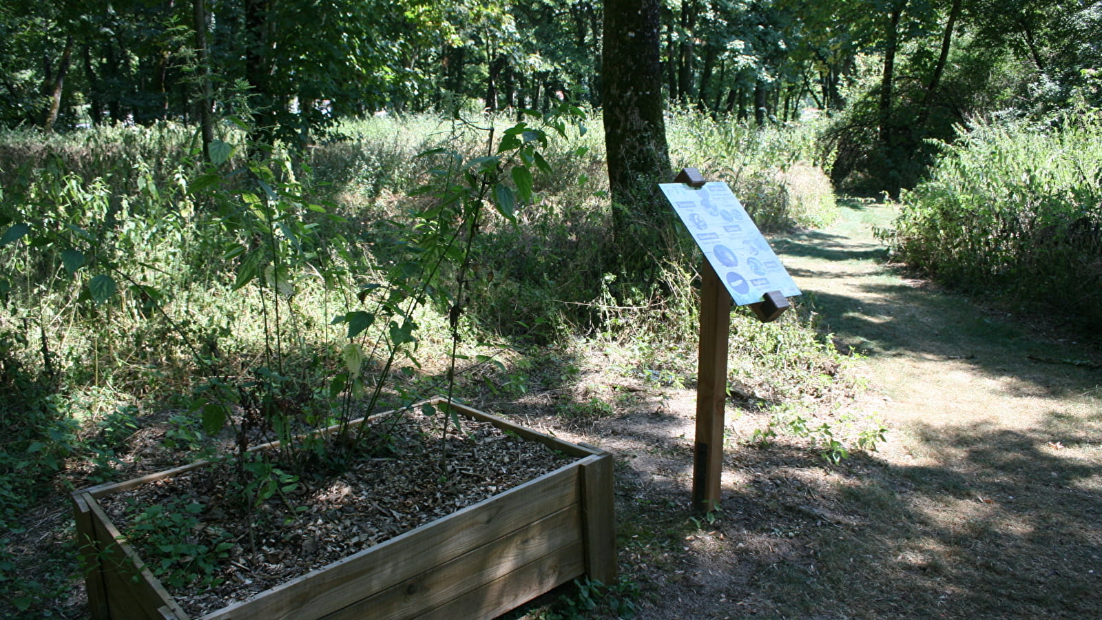 Sentier sensoriel de l'île de Caqueret