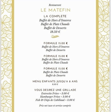 Restaurant Le Matefin