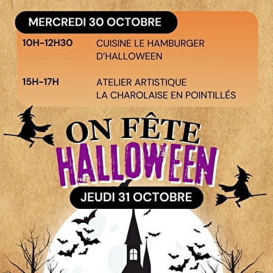 Atelier de cuisine : le hamburger d'Halloween