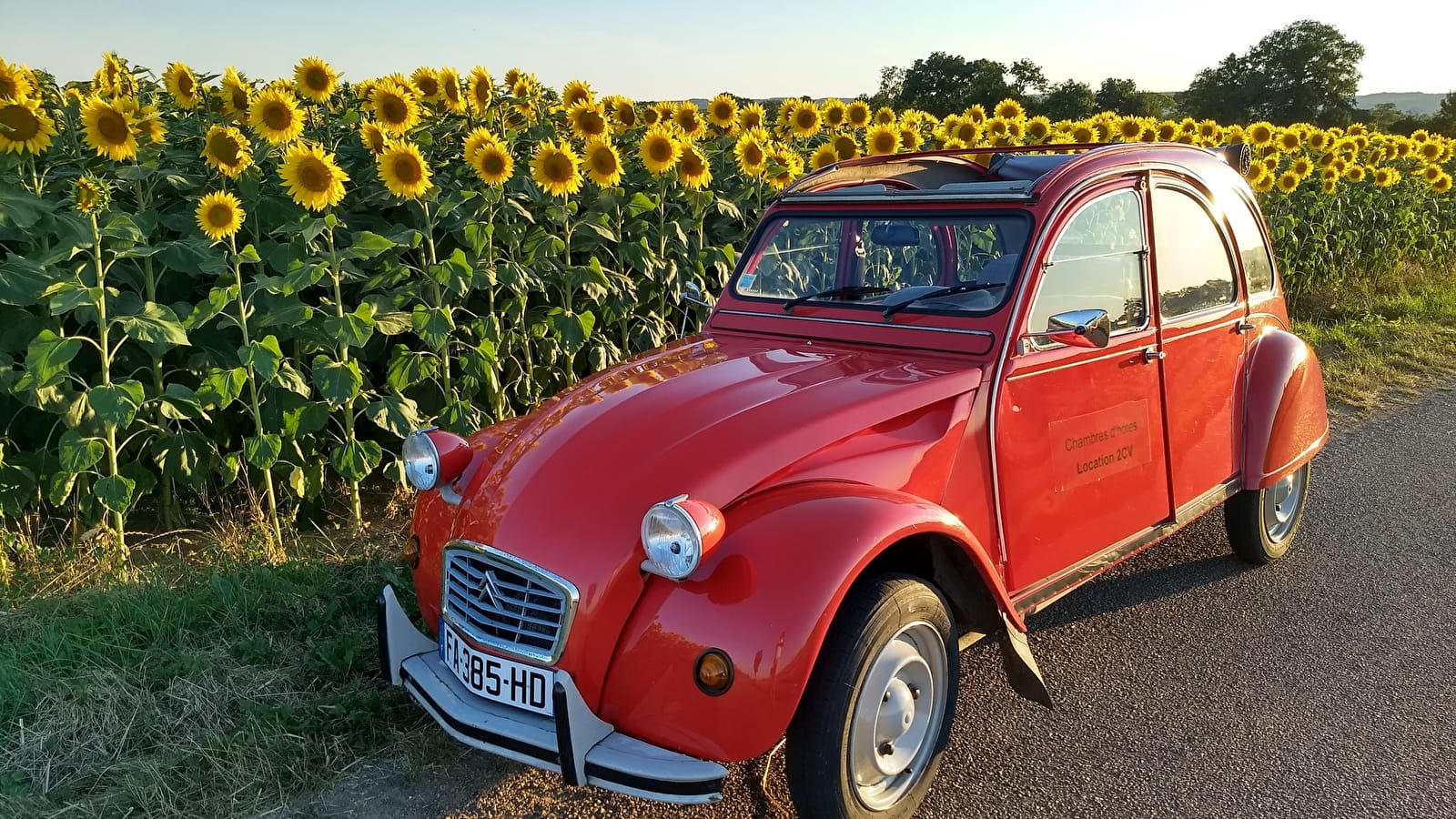 Location 2CV Etang de Baye.