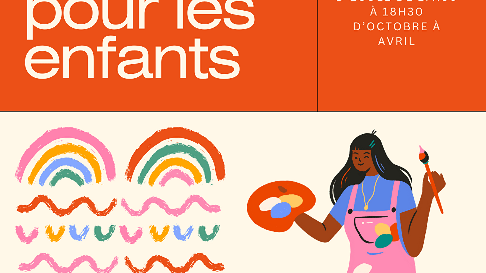 Cours de dessin et de peinture pour enfants